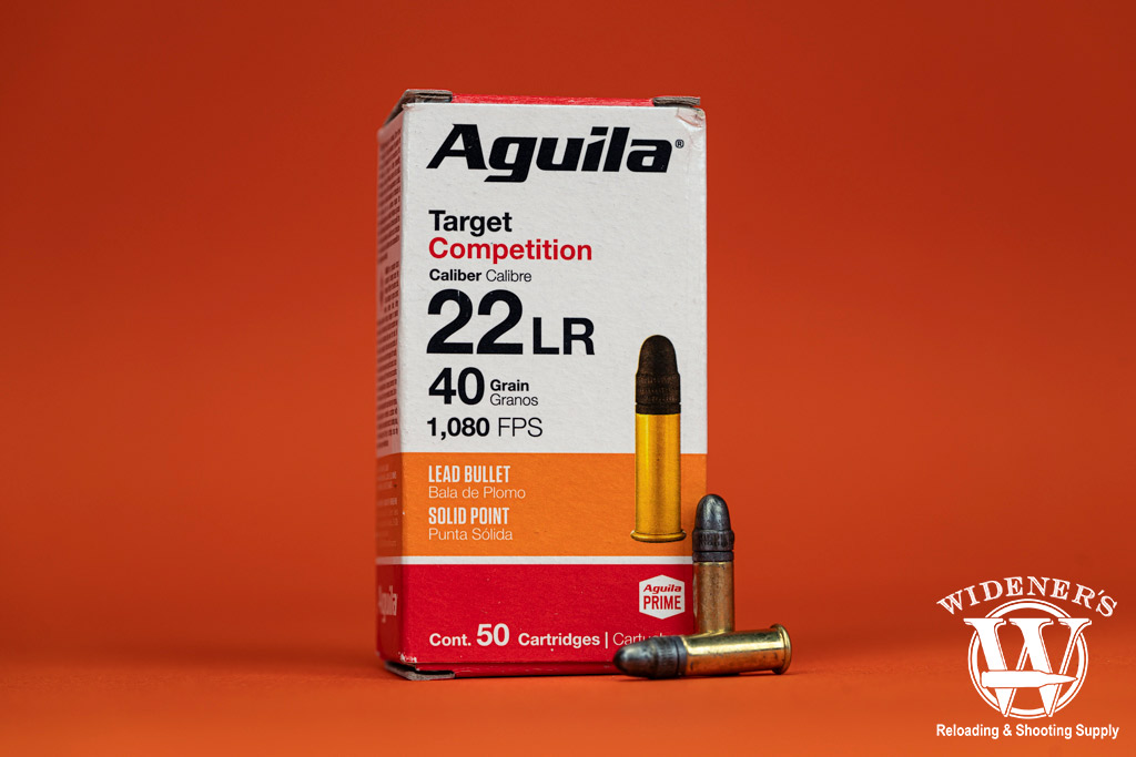a photo of aguila target competition ammo